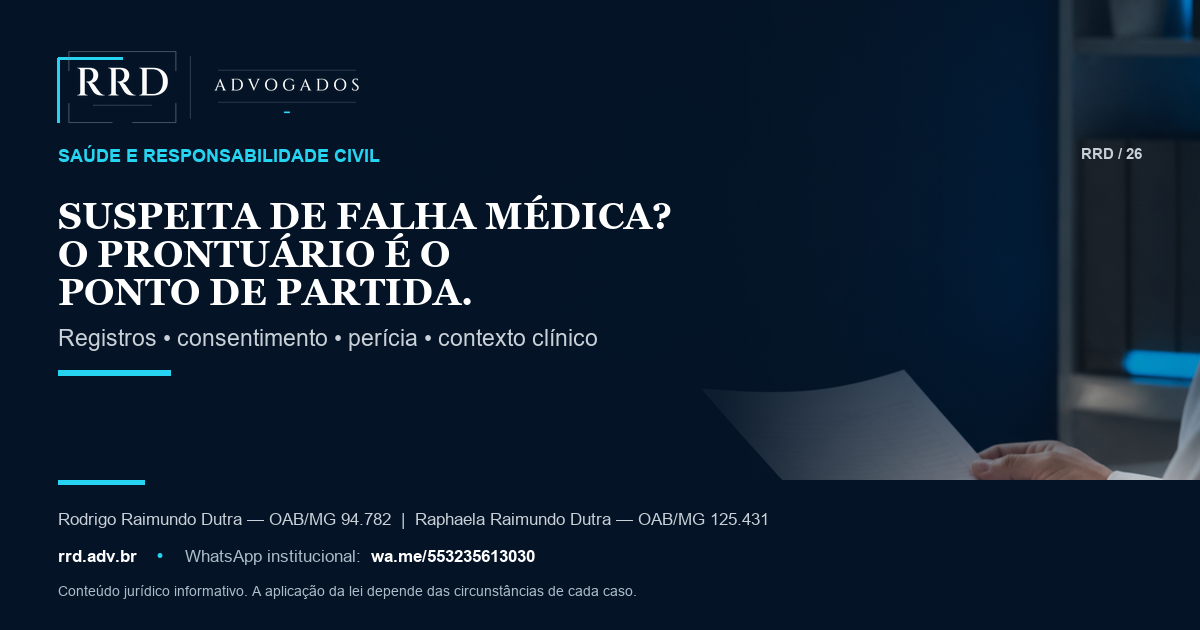 Prontuário e exames genéricos sendo analisados em mesa clínica.